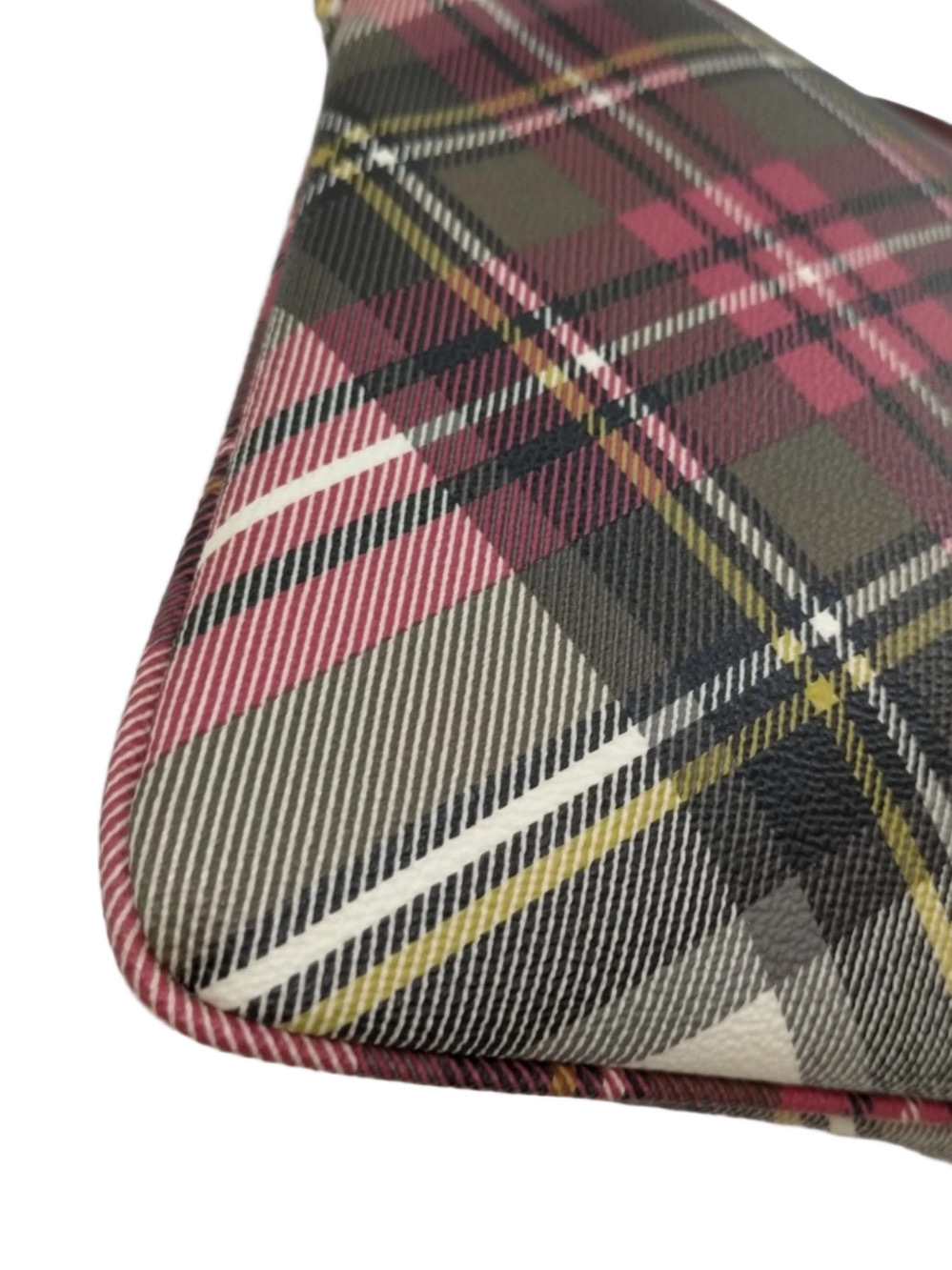 Vivienne Westwood Tartan Plaid PVC Crossbody Bag - Picture 7 of 14